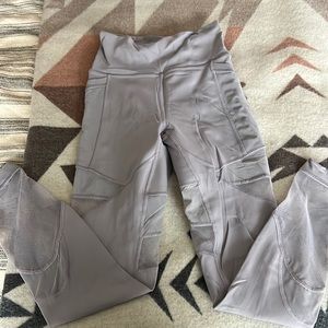 Lululemon wunder under mesh 25” tight size 4